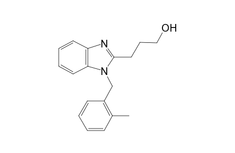 1H-benzimidazole-2-propanol, 1-[(2-methylphenyl)methyl]-