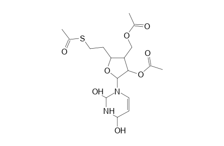 ACETIC ACID, 4-ACETOXY-2-(2-ACETYLSULFANYL-ETHYL)-5-(2,4-DIOXO-3,4-DIHYDRO-2H-PYRIMIDIN-1-YL)-TETRAHYDRO-FURAN-3-YLMETHYL ESTER