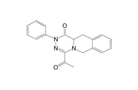 4-Acetyl-2-phenyl-9,10-dihydro-2H,9ah-2,3,4a-triazaanthracen-1-one