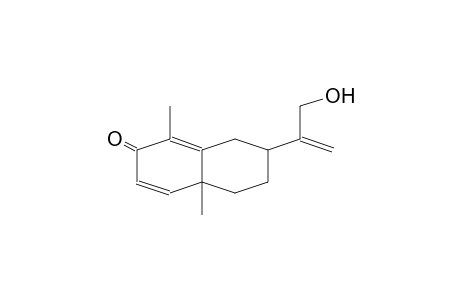 2(4AH)-NAPHTHALENONE, 5,6,7,8-TETRAHYDRO-7-[1-(HYDROXYMETHYL)ETHENYL]-1