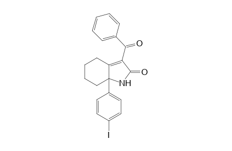 3-Benzoyl-7a-(4-iodophenyl)-1,4,5,6,7,7a-hexahydro-2H-indol-2-one