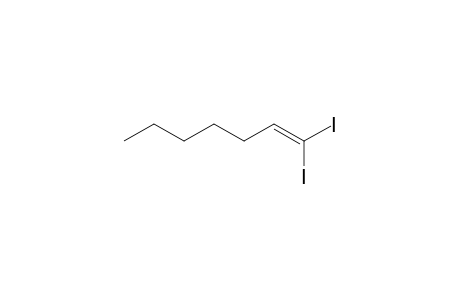 1,1-diiodohept-1-ene