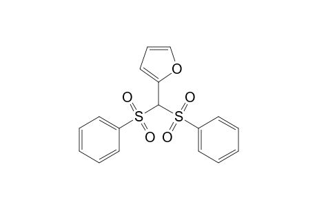 2-[Bis(phenylsulfonyl)methyl]furan
