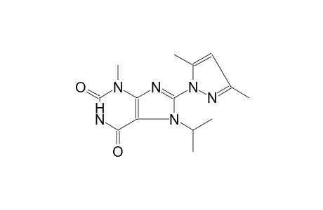 1H-Purine-2,6-dione, 8-(3,5-dimethyl-1H-pyrazol-1-yl)-3,7-dihydro-3-methyl-7-(1-methylethyl)-