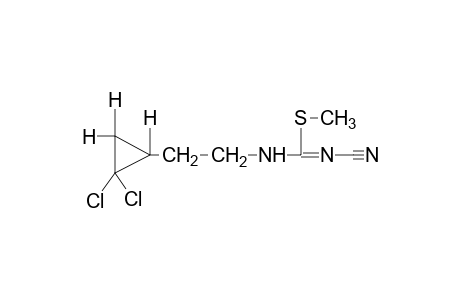 1-cyano-3-[2-(2,2-dichlorocyclopropyl)ethyl]-2-methyl-2-thiopseudourea