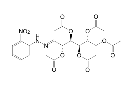 D-mannose, o-nitrophenylhydrazone, pentaacetate