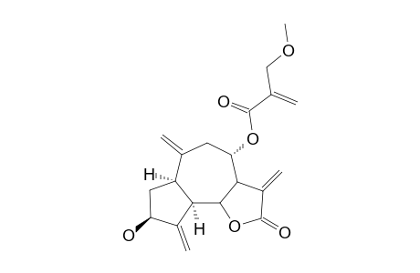 8-o-(2-Methoxymethyl-2-propenoyl)-3-hydroxy-4(15),10(14),11(13)-guaiatrien-12,6-olide