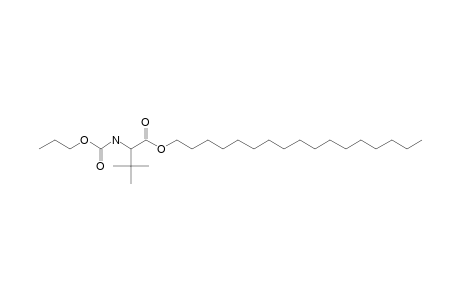 Tert-leucine, N-propoxycarbonyl-, heptadecyl ester