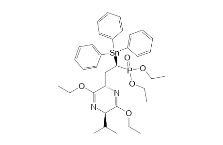 (2S,5R,2'R)-3,6-DIETHOXY-2-[2-(DIETHOXYPHOSPHORYL)-2-TRIPHENYLSTANNYLETHYL]-2,5-DIHYDRO-5-ISOPROPYLPYRAZINE