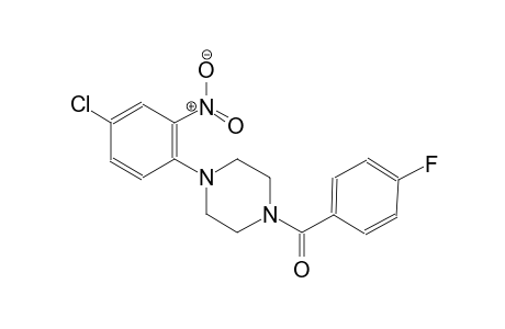 piperazine, 1-(4-chloro-2-nitrophenyl)-4-(4-fluorobenzoyl)-