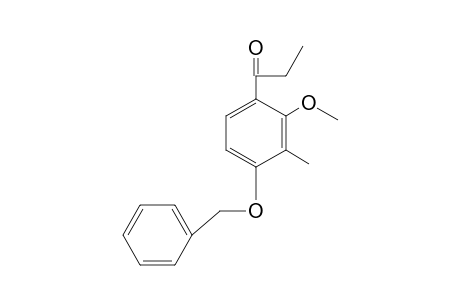 4'-Benzyloxy-2'-methoxy-3'-methyl- propiophenone
