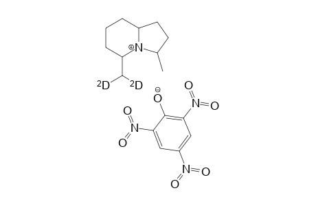 R-3,C-5-[5-(Dideuterio)methyl]-dimethyl-1,2,3,5,6,7,8-T,8A-octahydroindolizinium-picrate