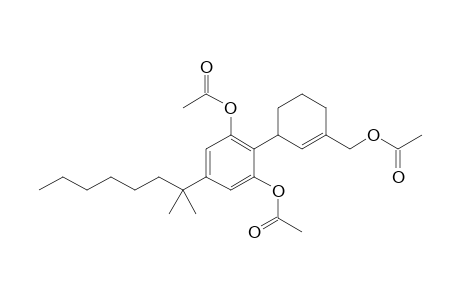 2'-(1-Acetoxymethyl-1-cyclohexen-3-yl)-5'-(1,1-dimethylheptyl)resorcinol diacetate