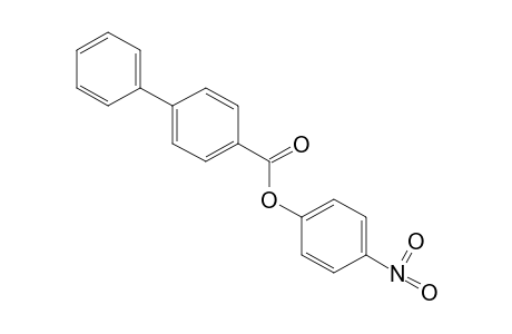 4-biphenylcarboxylic acid, p-nitrophenyl ester