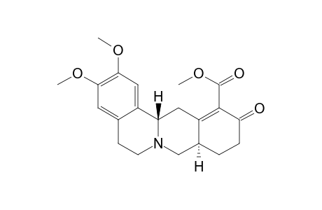 6H-Dibenzo[a,g]quinolizine-12-carboxylic acid, 5,8,8a,9,10,11,13,13a-octahydro-2,3-dimethoxy-11-oxo-, methyl ester, trans-