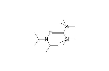 P-DIISOPROPYLAMINO-C,C-BIS(TRIMETHYLSILYL)PHOSPHAETHENE