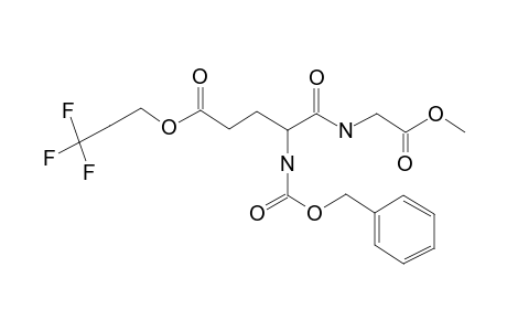 o-(2,2,2-Triefluoroethyl)-N-carbobenzyloxy-glutamylglycine ethyl ester