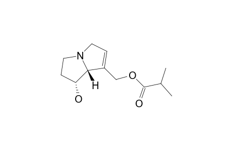 Propanoic acid, 2-methyl-, (2,3,5,7a-tetrahydro-1-hydroxy-1H-pyrrolizin-7-yl)methyl ester, (1R-trans)-