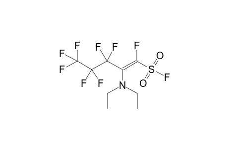 Z-2-DIETHYLAMINO-1-TRIFLUOROPENTENE-1-SULPHONYLFLUORIDE