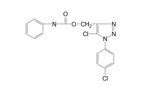 5-chloro-1-(p-chlorophenyl)-1H-1,2,3-triazole-4-methanol, carbanilate (ester)