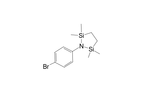 1-(p-bromophenyl)-2,2,5,5-tetramethyl-1-aza-2,5-disilacyclopentane