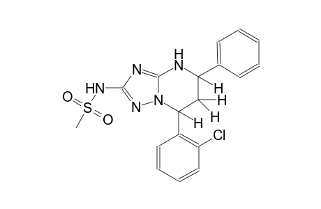 N-[7-(2-chlorophenyl)-5-phenyl-4,5,6,7-tetrahydro[1,2,4]triazolo[1,5-a]pyrimidin-2-yl]methanesulfonamide