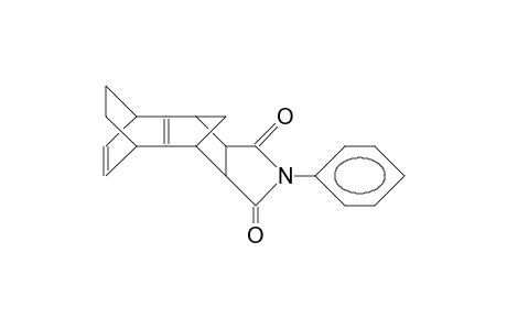 6-Phenyl-6-aza-5,7-dioxo-syn, syn-pentacyclo(9.2.2.1/3,9/.0/2,10/.0/4,8/)hexadeca-2(10),12-diene