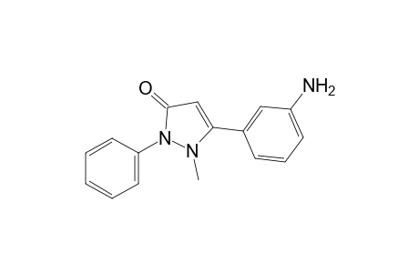 3-(m-aminophenyl)-2-methyl-1-phenyl-3-pyrazolin-5-one