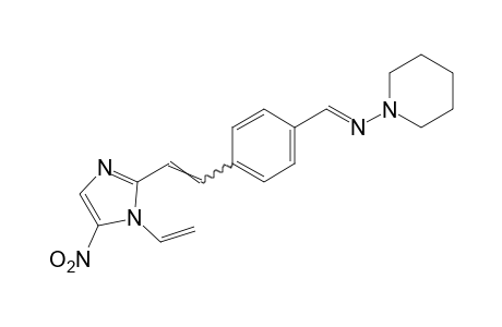 1-{{p-[2-(5-nitro-1-vinylimidazol-2-yl)vinyl]benzylidene}amino}-piperidine
