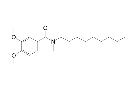 Benzamide, 3,4-dimethoxy-N-methyl-N-nonyl-