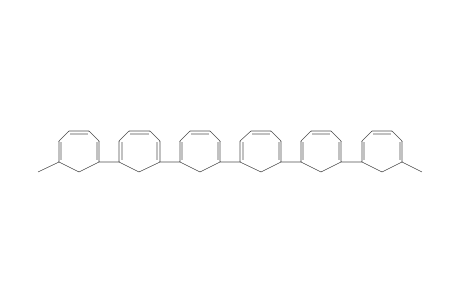 1-Methyl-6-[6-[6-[6-[6-(6-methyl-1-cyclohepta-1,3,5-trienyl)-1-cyclohepta-1,3,5-trienyl]-1-cyclohepta-1,3,5-trienyl]-1-cyclohepta-1,3,5-trienyl]-1-cyclohepta-1,3,5-trienyl]cyclohepta-1,3,5-triene