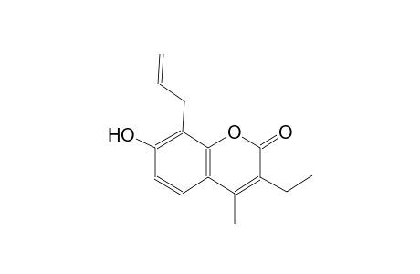 8-allyl-3-ethyl-7-hydroxy-4-methyl-2H-chromen-2-one