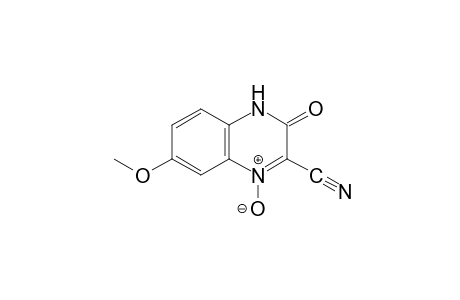 3,4-dihydro-7-methoxy-3-oxo-2-quinoxalinecarbonitrile, 1-oxide