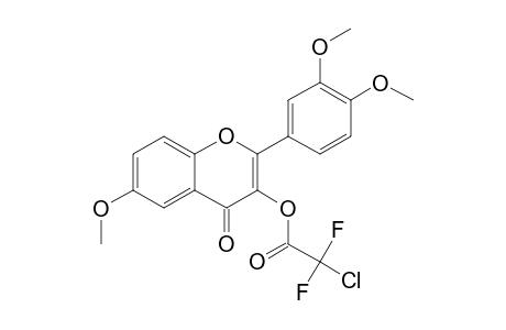 3-Hydroxy-6,3',4'-trimethoxyflavone, chlorodifluoroacetate