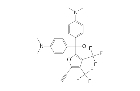 1,1-bis[ 4'-(Dimethylamino)phenyl] [5'-ethynyl-3',4'-bis(trifluoromethyl)-2'-furyl ] methanol