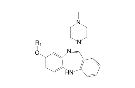 Clozapine-M (8-dechloro-8-HO-glucuronide) MS2