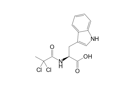 N-(.alpha.,.alpha.-Dichloropropionyl)tryptophan