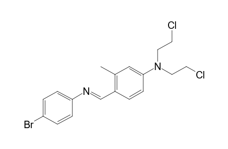 N,N-bis(2-Chloroethyl)-alpha^4-(p-bromophenylimino)-3,4-xylidine