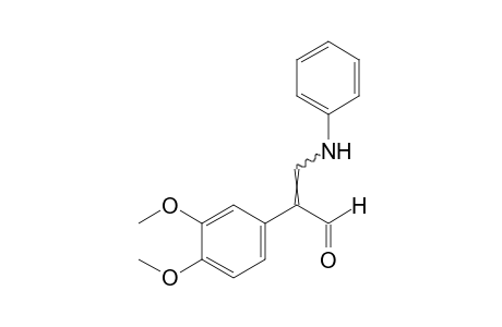 beta-anilino-3,4-dimethoxyatropaldehyde