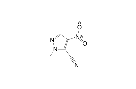 1,3-Dimethyl-4-nitropyrazole-5-carbonitrile