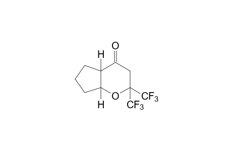 2,2-bis(trifluoromethyl)-2,4a,5,6,7,7a-hexahydrocyclopenta[b]pyran-4(3H)-one