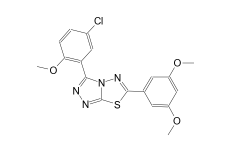[1,2,4]triazolo[3,4-b][1,3,4]thiadiazole, 3-(5-chloro-2-methoxyphenyl)-6-(3,5-dimethoxyphenyl)-