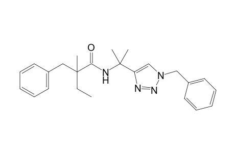 2-Benzyl-N-(2-(1-benzyl-1H-1,2,3-triazol-4-yl)propan-2-yl)-2-methylbutanamide