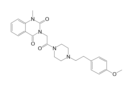 1-Methyl-3-[(4-(2-(4-methoxyphenyl)ethyl)piperidinylcarbonyl)methyl]-quinazolin-2,4(1H,3H)-dione