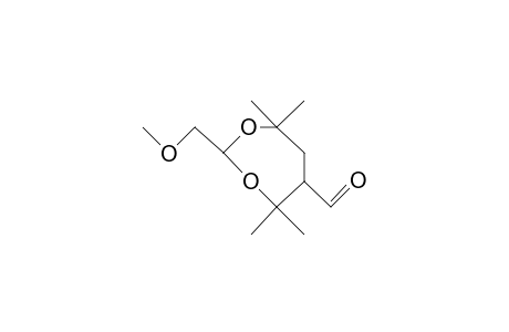 1,3-Dioxepane-5-carboxaldehyde, 2-(methoxymethyl)-4,4,7,7-tetramethyl-