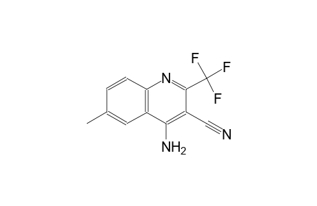 4-amino-6-methyl-2-(trifluoromethyl)-3-quinolinecarbonitrile