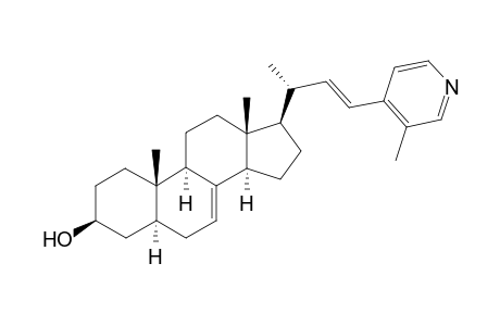 (3.beta.)-Hydroxy-23-(3-methylpyridin-4-yl)-24-nor-5.alpha.,22E-chola-7,22-diene