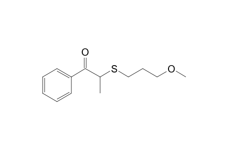 .alpha.-(3-Methyloxypropylthio)propiophenone