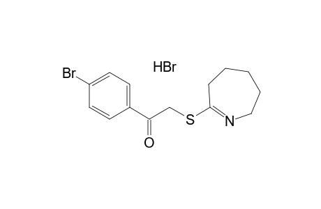 7-[(p-bromophenacyl)thio]-3,4,5,6-tetrahydro-2H-azepine, hydrobromide