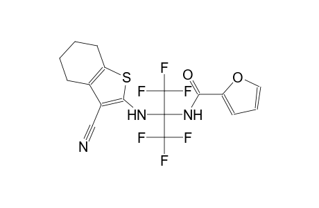 N-[1-[(3-cyano-4,5,6,7-tetrahydro-1-benzothien-2-yl)amino]-2,2,2-trifluoro-1-(trifluoromethyl)ethyl]-2-furamide